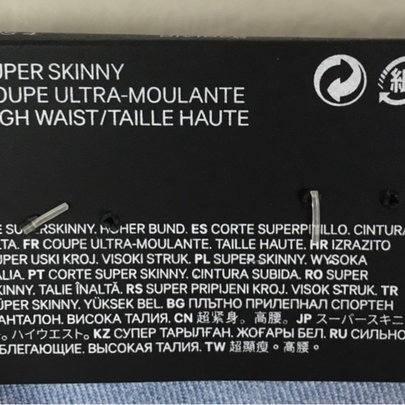 🔥LOWEST SALE🔥NWT H&M Super SEXY Jeans Skinny Stretch Ripped Distressed Sz 4 - Picture 5 of 6